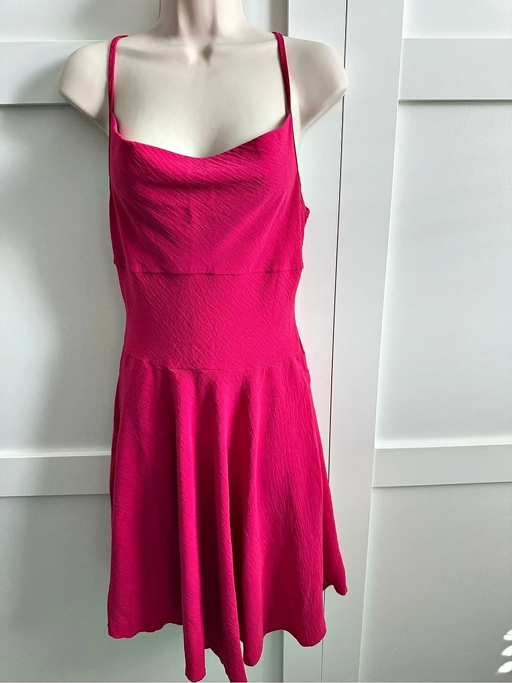 Free People Pink Mini Slip Dress Like New